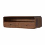 Forma Floating Open Console — Chestnut — product photograph
