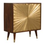 Mila Gold Cabinet — Chestnut — product photograph