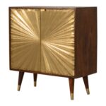 Mila Gold Cabinet — Chestnut — product photograph