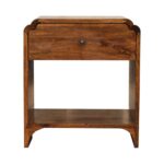 Norr Bedside — Chestnut · 45 × 50 cm — product photograph