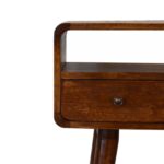 Forma Petite Console Table — Chestnut — product photograph