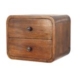 Forma Floating Petite Bedside — Chestnut — product photograph