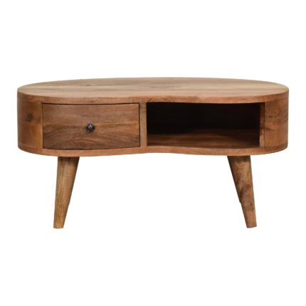 Forma Petite Wave Coffee Table — Natural — product photograph