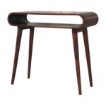 Amaya Slim Console — Chestnut — product photograph