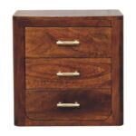Luca Bedside — Chestnut — product photograph