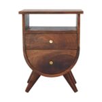Forma Split Bedside — Chestnut — product photograph