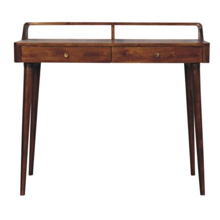 Forma Elevated Console Table — Chestnut — product photograph