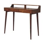 Forma Elevated Console Table — Chestnut — product photograph