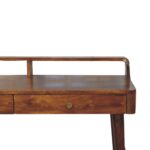 Forma Elevated Console Table — Chestnut — product photograph