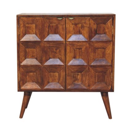 Quad Cabinet — Chestnut — product photograph