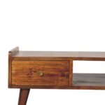 Forma Elevated Media Unit — Chestnut — product photograph