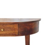 Forma Backless Mounted Console — Chestnut — product photograph