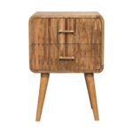 Forma T-bar Ridged Bedside — Natural — product photograph