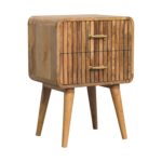Forma T-bar Ridged Bedside — Natural — product photograph
