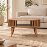 Ariella Petite Coffee Table — Natural — styled interior
