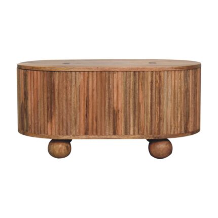 Soba Ball Lid-up Coffee Table — Natural — product photograph
