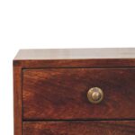 Forma Petite Two-Drawer Bedside — California Walnut — product photograph