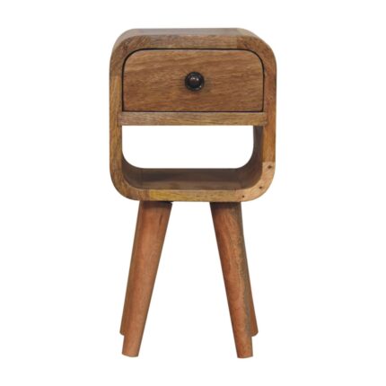 Lina Petite Curve Lower Bedside — Natural · 20 × 40 cm — product photograph