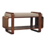 Loop Bench — Chestnut — product photograph