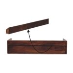 Berg Wall-Mounted Console Shelf — Chestnut — product photograph