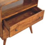 Lina Curved Charm Chest — Chestnut — product photograph