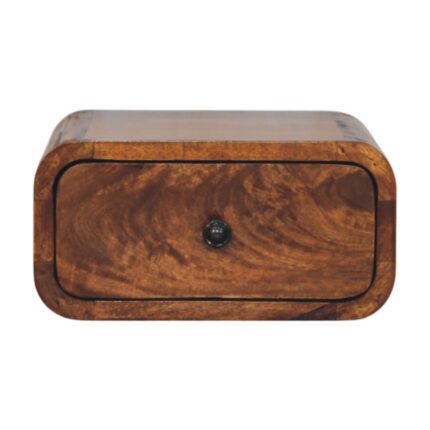 Avora Floating Bedside — Chestnut — product photograph