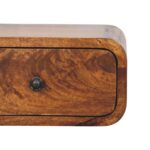 Avora Floating Bedside — Chestnut — product photograph