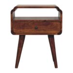 Norr Bedside — Chestnut · 45 × 55 cm — product photograph