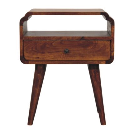 Norr Bedside — Chestnut · 45 × 55 cm — product photograph