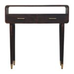 Valen Console Table — Velvet Mocha — product photograph