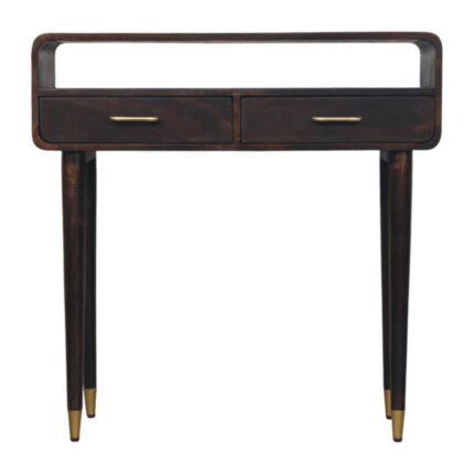 Valen Console Table — Velvet Mocha — product photograph