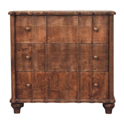 Lume Roasted Panel Chest — Roasted Almond — product photograph