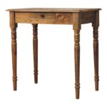Forma Turned Leg Writing Desk — Natural — product photograph