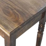 Arv Turned-Leg Desk — Classic Grey — product photograph