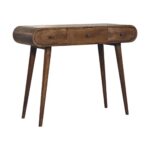 Lina Contour Curve Dressing Table — Classic Grey — product photograph