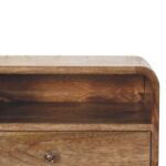 Forma Wall-Mount Open Slot Bedside — Classic Grey — product photograph