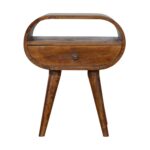 Forma One-Drawer Bedside — Chestnut — product photograph