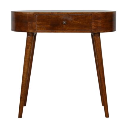 Albion Slim Console — Chestnut — product photograph